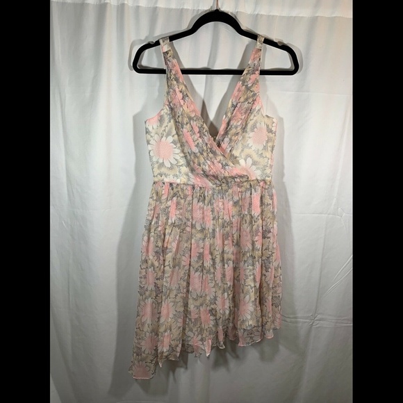 NWT! $395 Elizabeth and James 'Manette' Floral Print Silk Dress [‎ SZ 6 ] - Picture 6 of 12